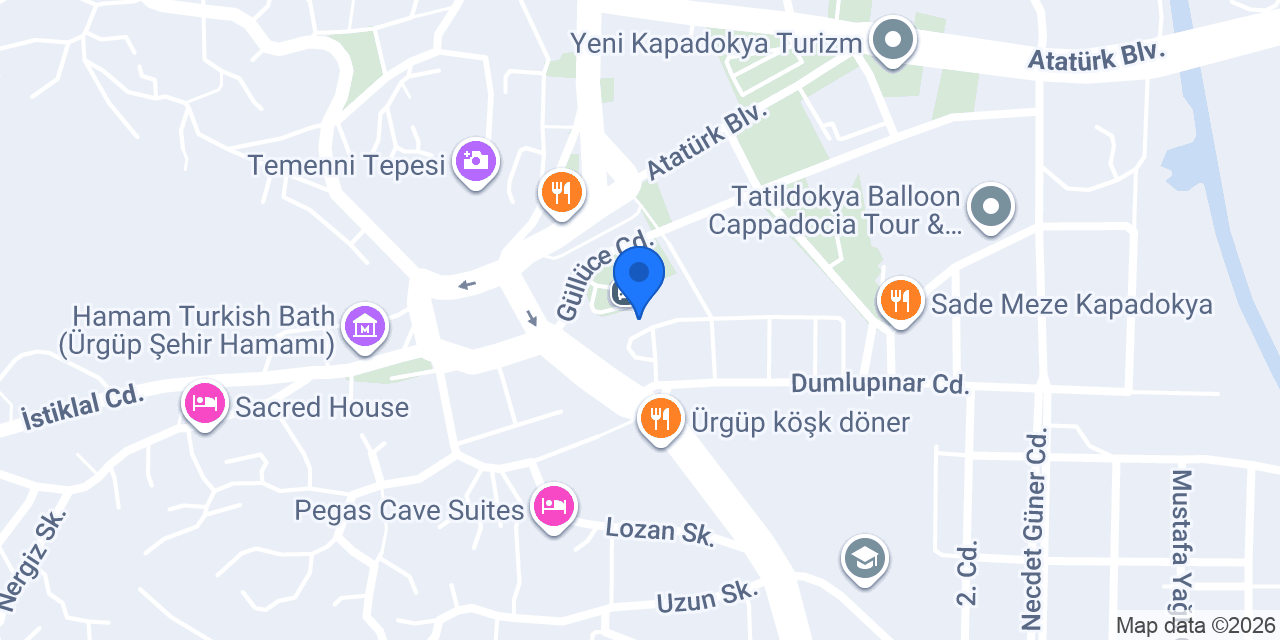 SİGORTA LİON ÜRGÜP ŞUBESİ konumu
