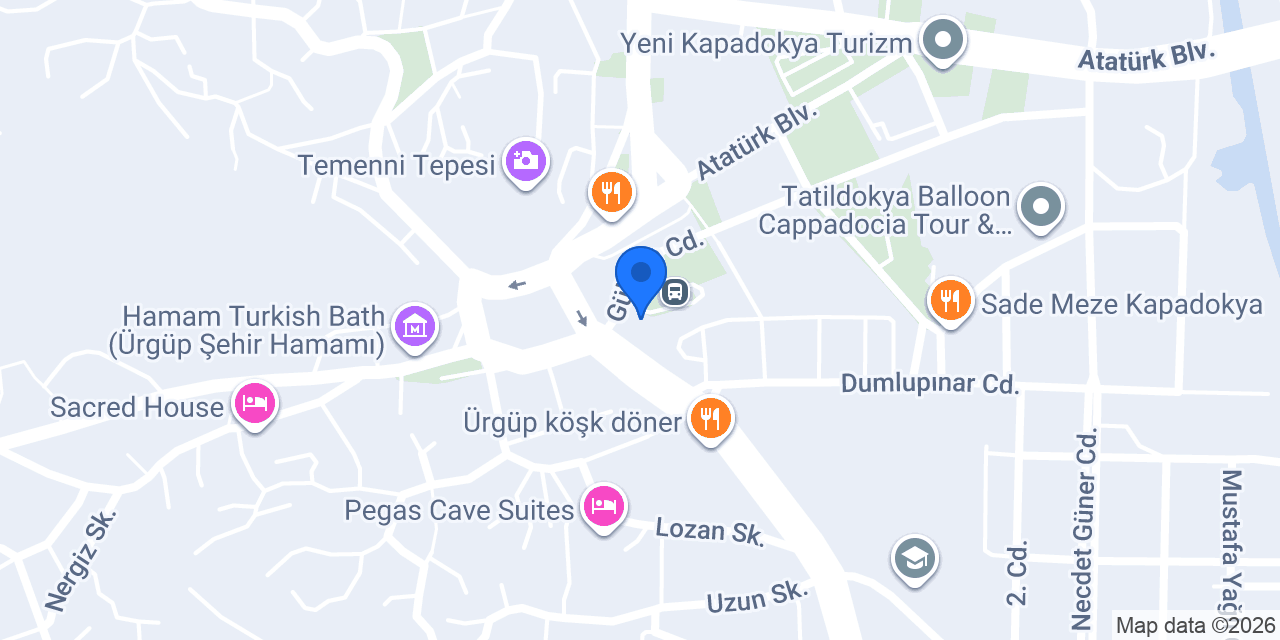 Ürgüp Pide ve Kebap Salonu konumu