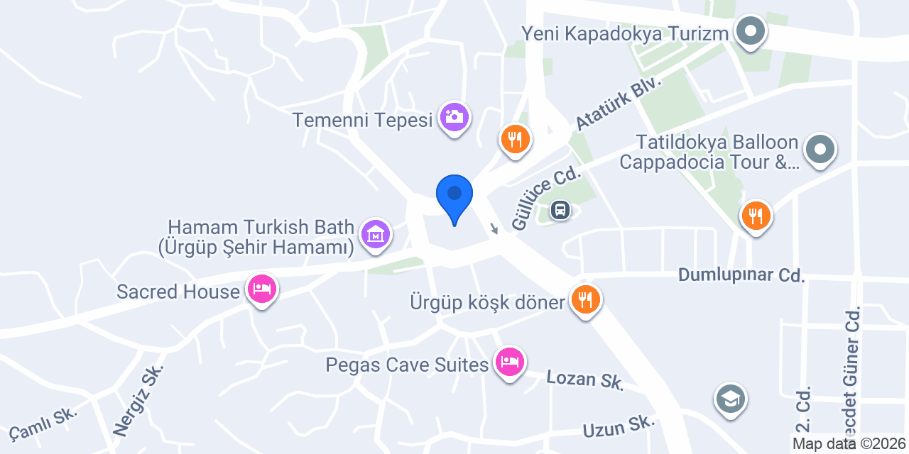 Butik Rent A Car konumu