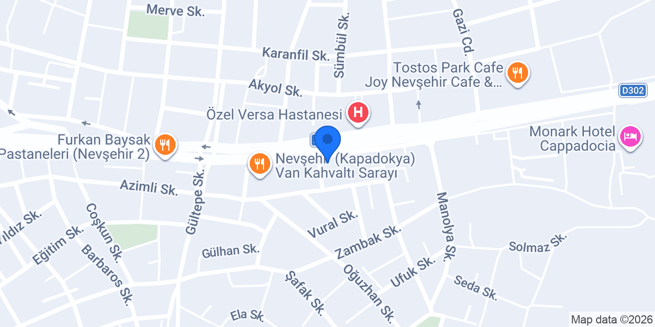 Fırın Expres Nevkur konumu