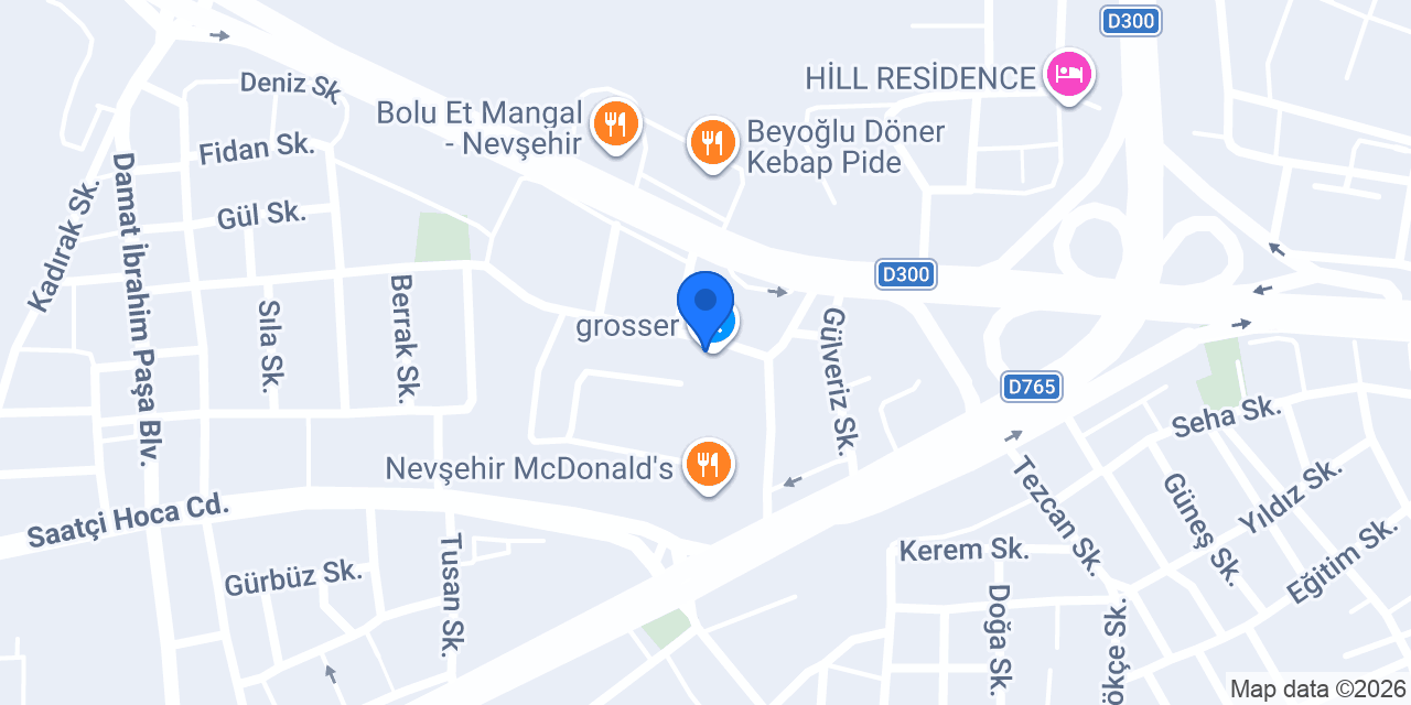 Rfk Sigorta Nevşehir Şube konumu