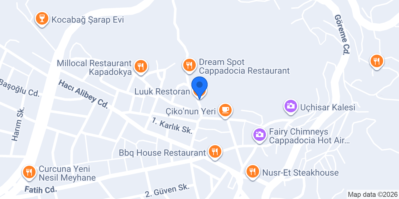 Luuk Restoran konumu