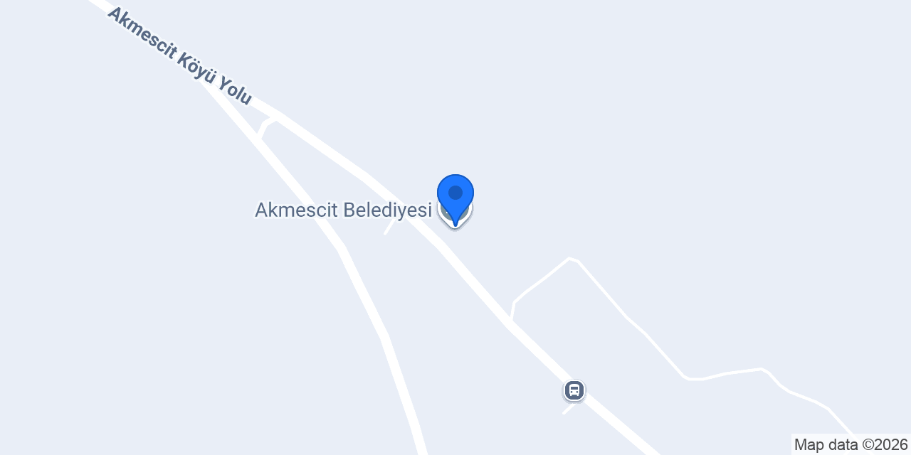 Akmescit Belediyesi konumu