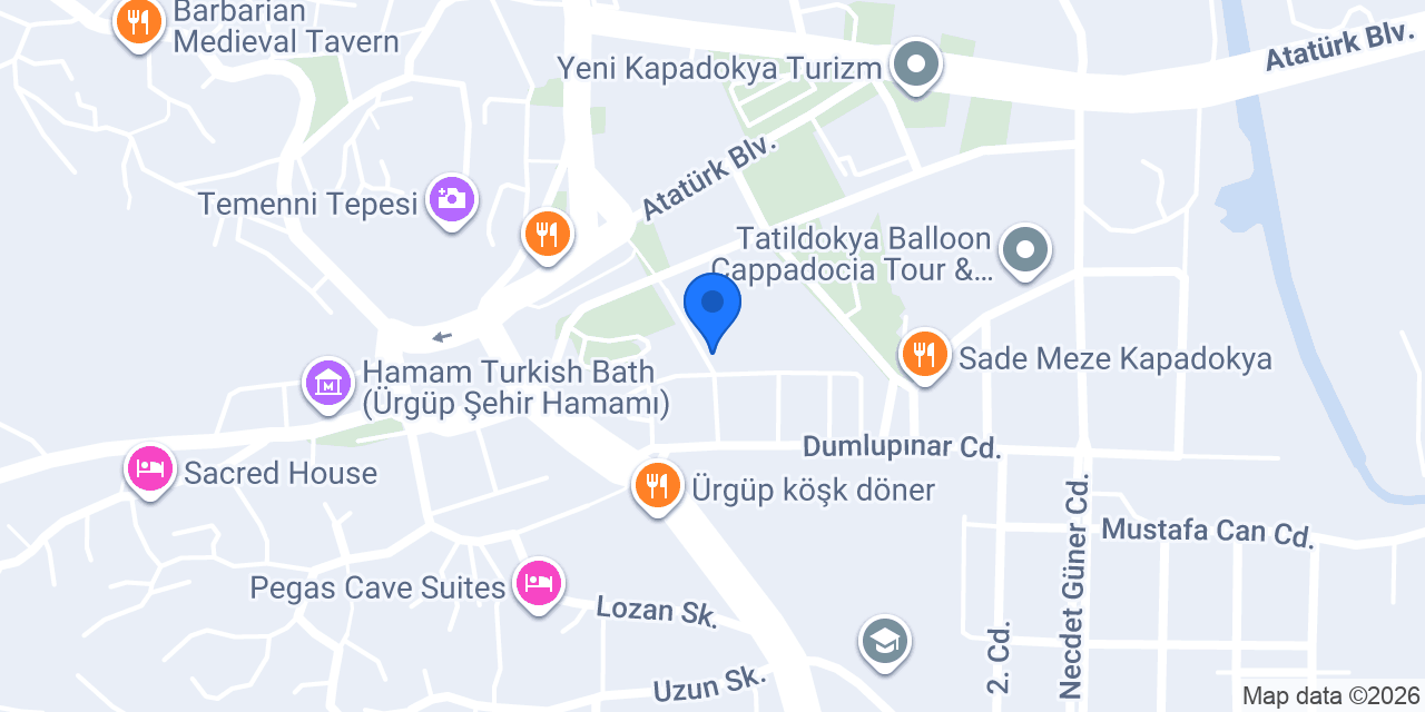 Erciyes Tuhafiye konumu