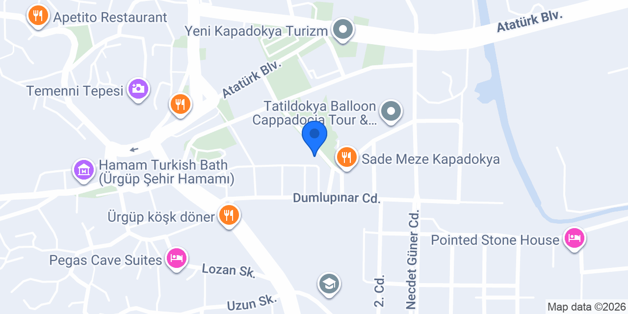 Tandırbaşı Restaurant konumu
