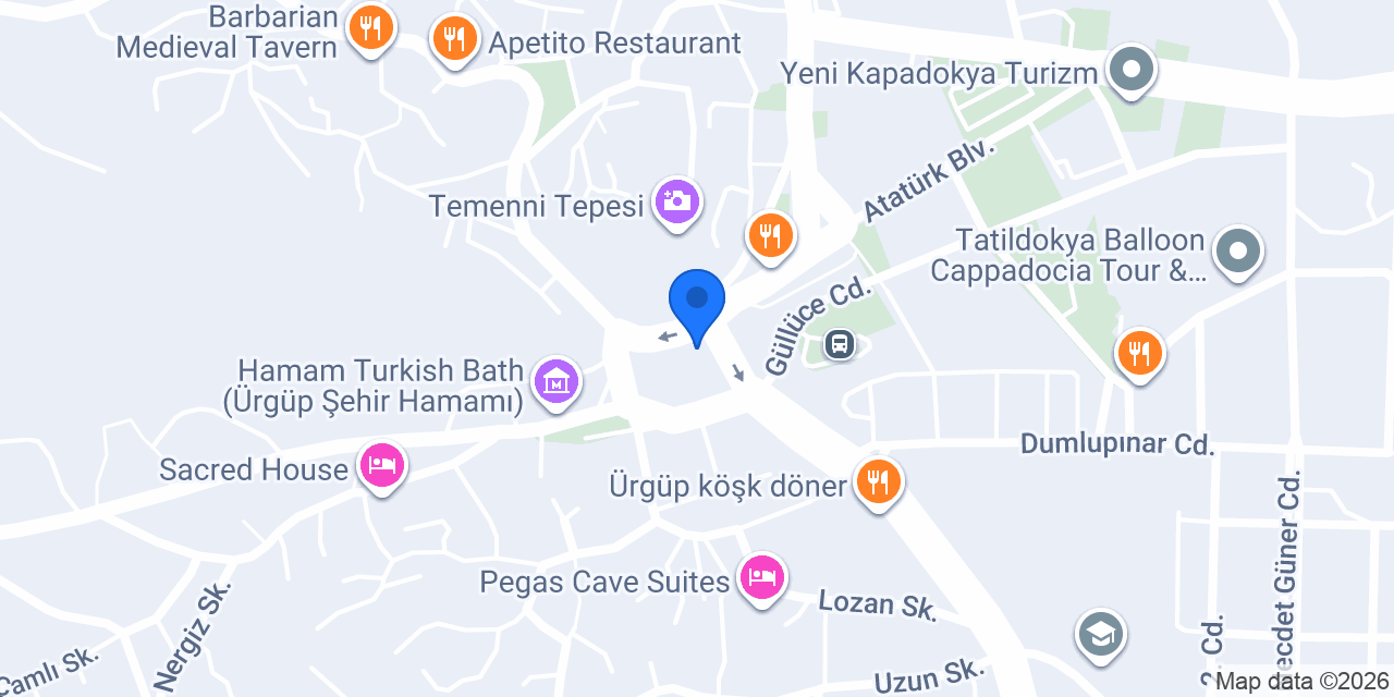 Ravza Hac Malzemeleri konumu