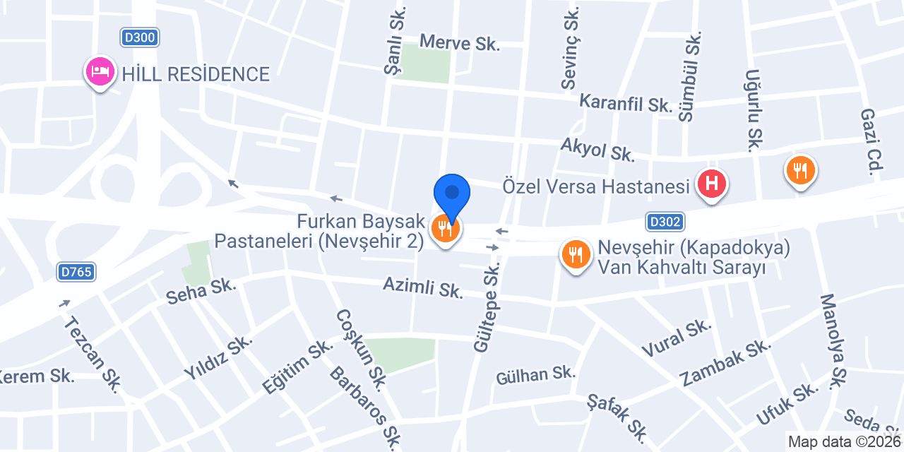 YÜCEL EMLAK konumu