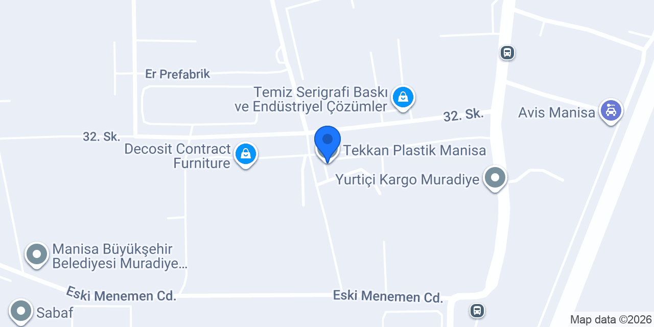 Tekkan Plastik Manisa konumu