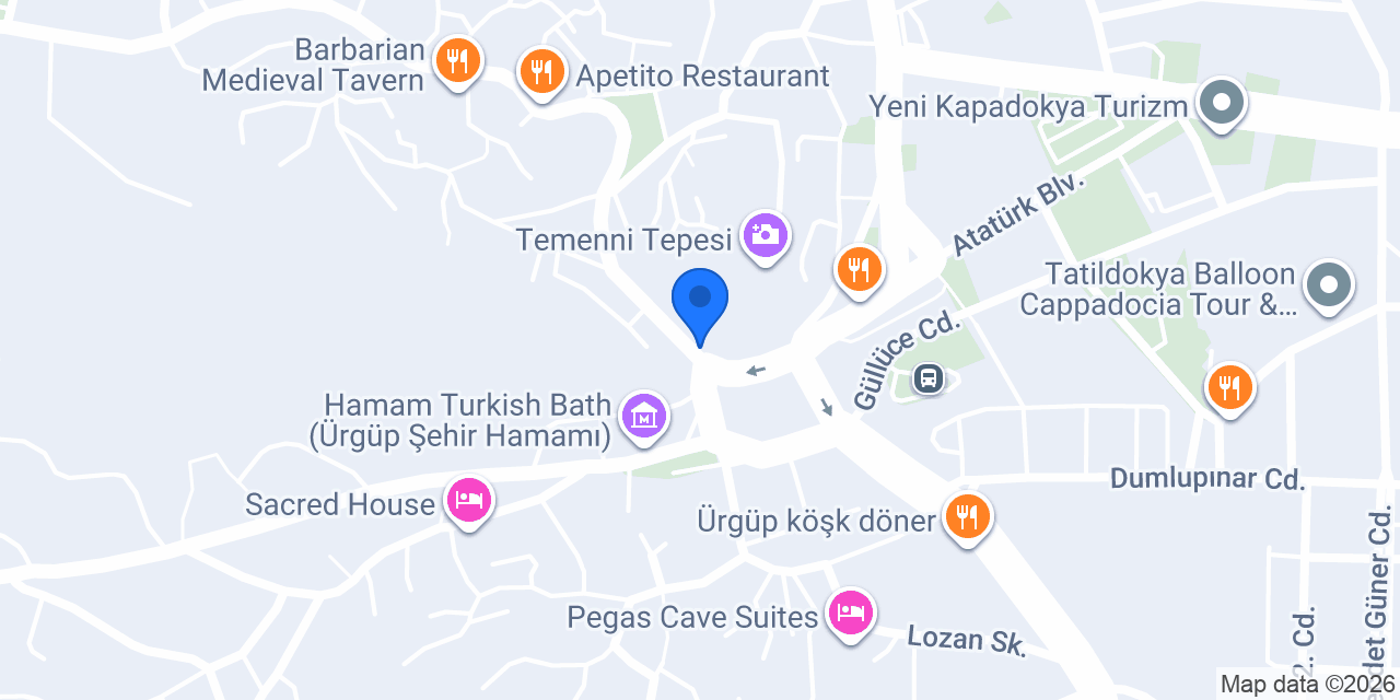 Öncü Meriç Döner konumu