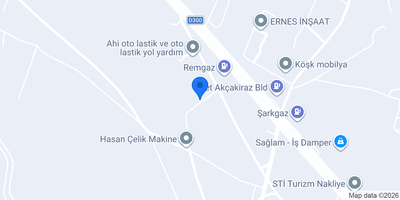 Akçakiraz Yüzbaşı Ortaokulu konumu