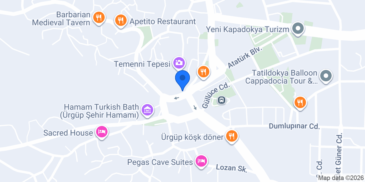 Şüküroğulları Restaurant konumu