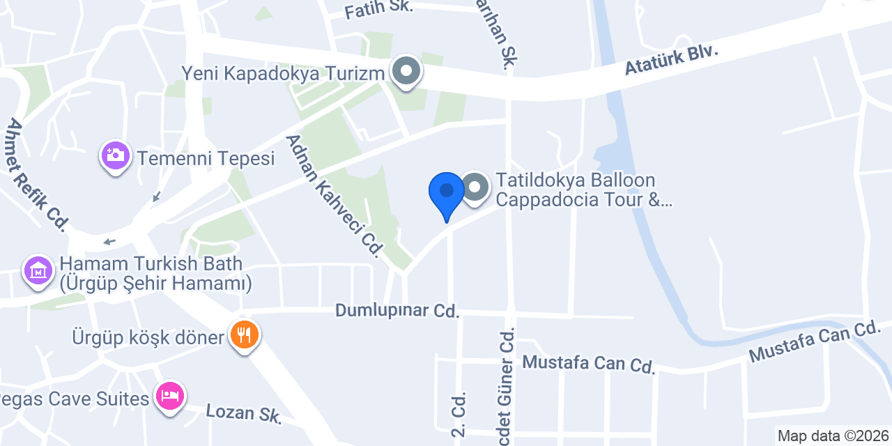 Cappadem Turizm konumu