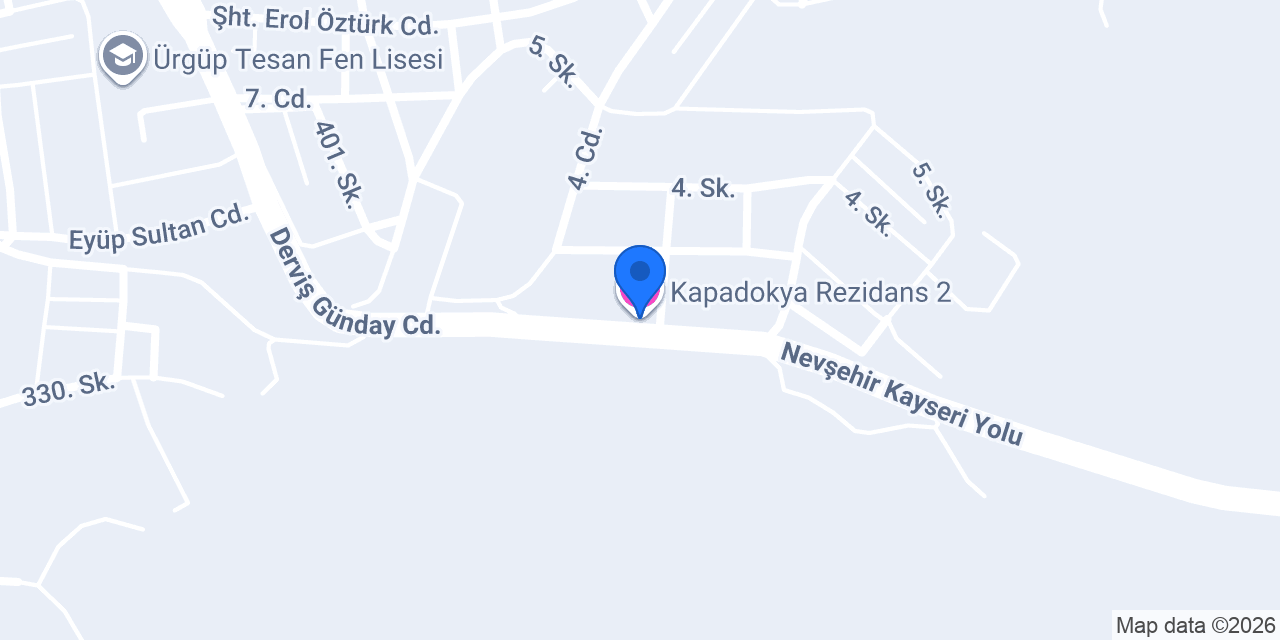 Kapadokya Rezidans 2 konumu