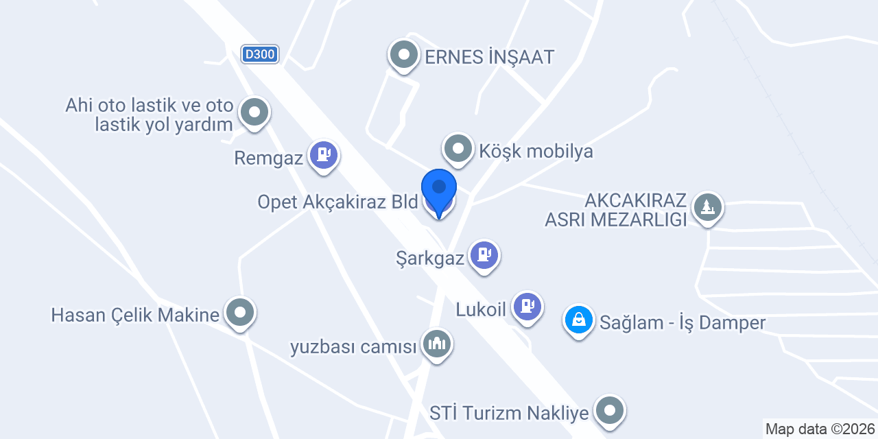 Opet Akçakiraz Bld. konumu