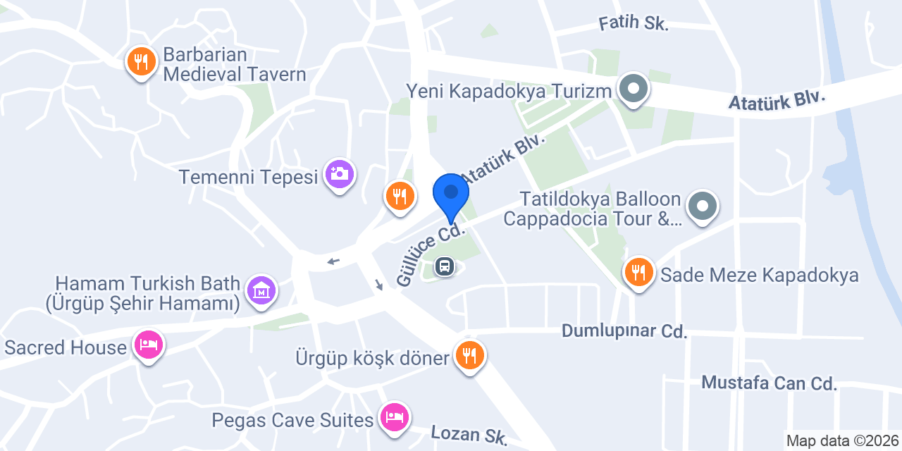 Çaydanlık Kafe konumu