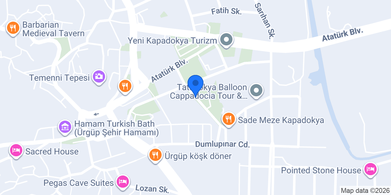 İkram dondurma ürgüp konumu