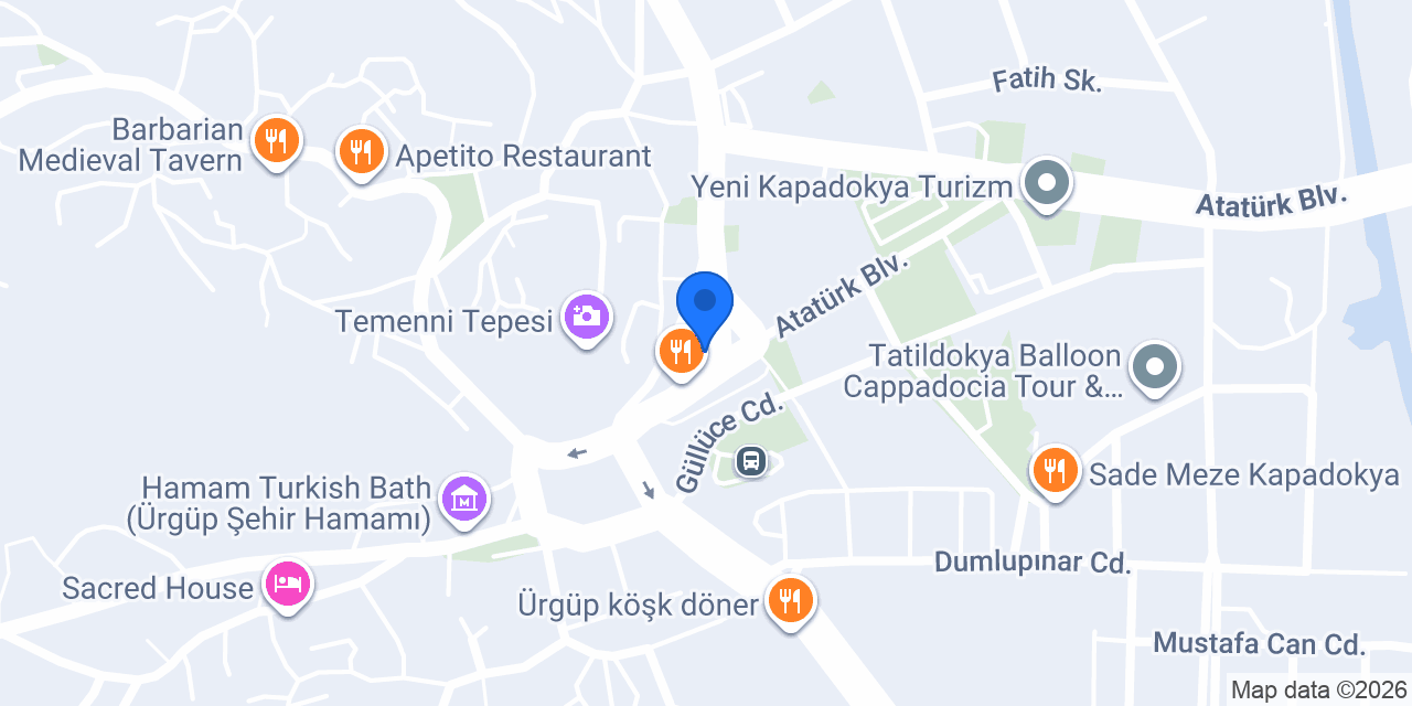 Turkuaz gümüş ve hediyelik konumu
