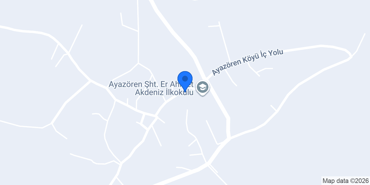 Kula Ayazören Sağlık Ocağı konumu