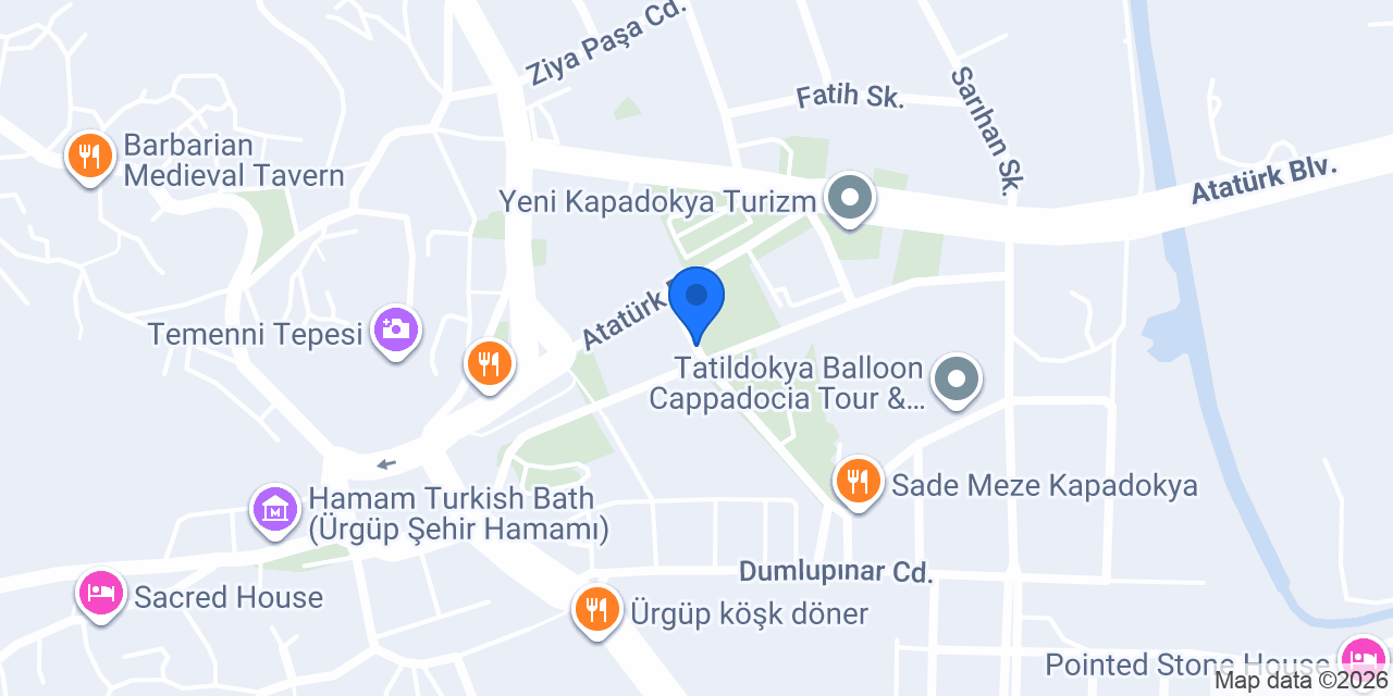 Ürgüp Vip Taksi konumu