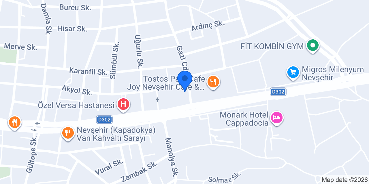 Karadeniz pastanesi konumu