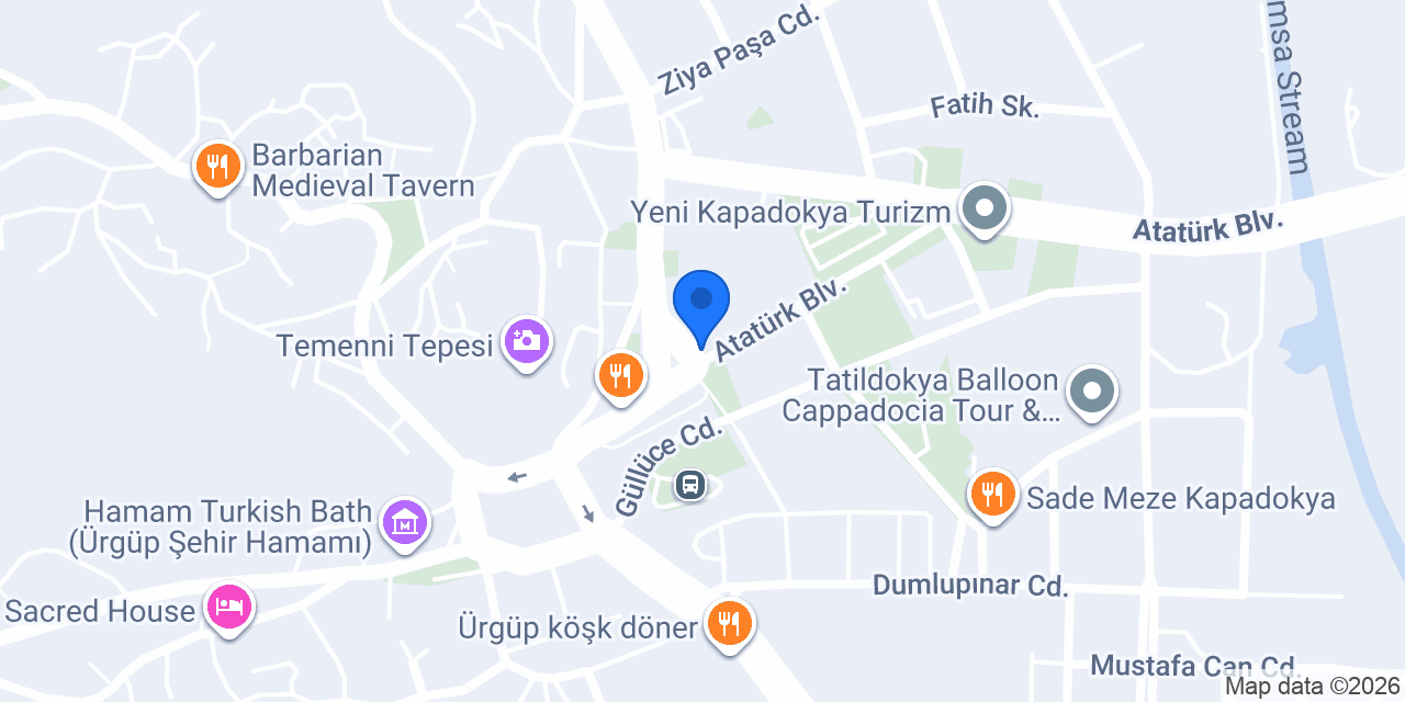 Ürgüp Park Taksi konumu