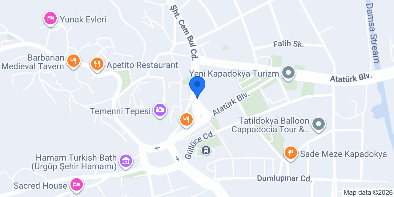 Ürgüp Konak Kebap Çorba konumu