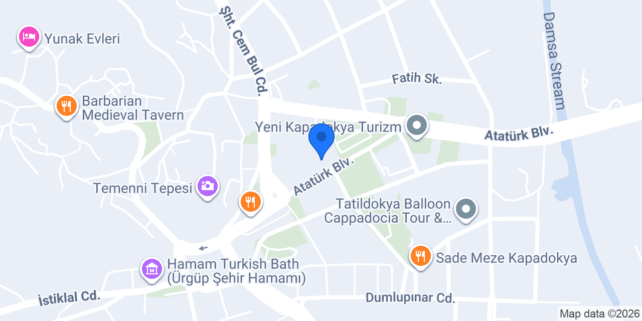 O'DA Döner konumu