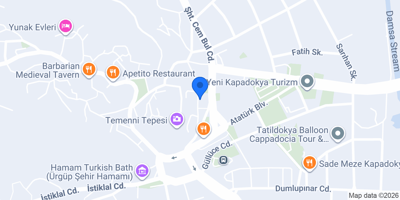 Üç Güzeller Konağı konumu