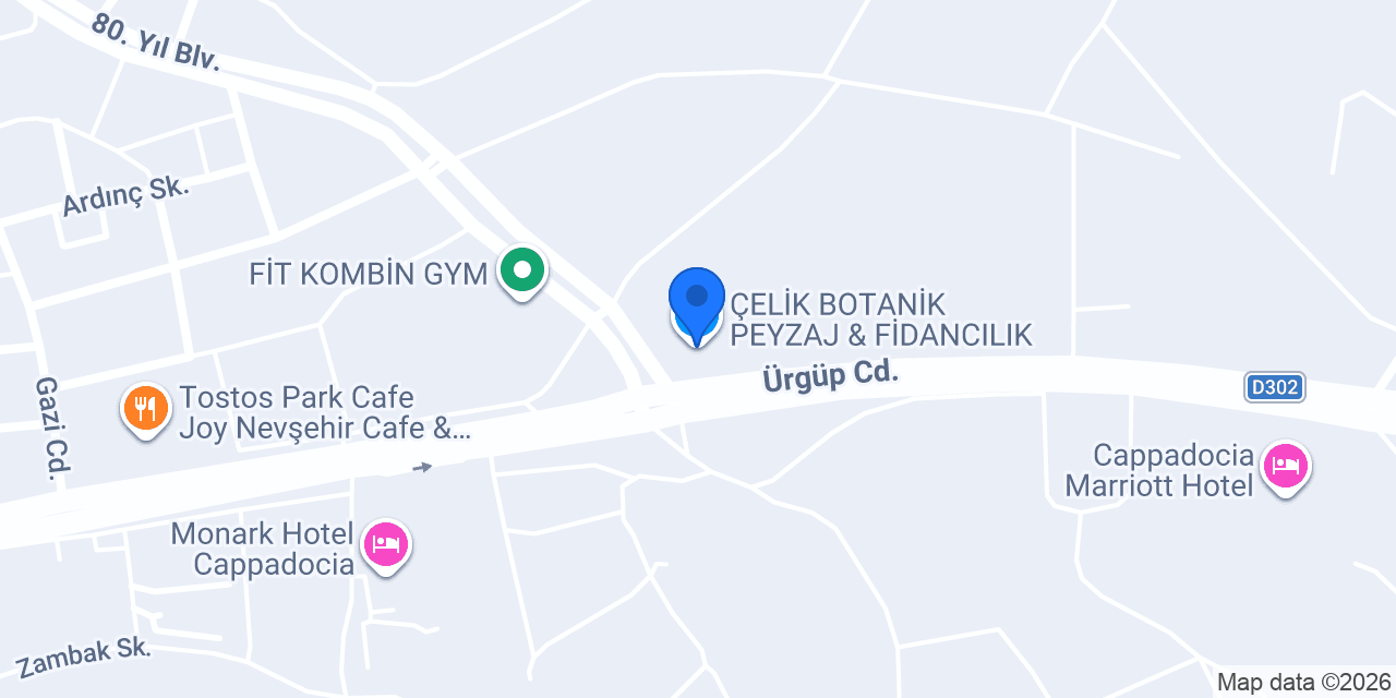 ÇELİK BOTANİK PEYZAJ & FİDANCILIK konumu