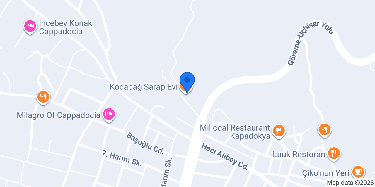 Kocabağ Şarap Evi konumu