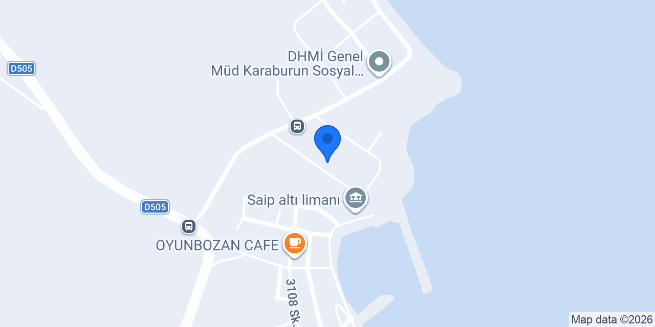 Karaburun Lisesi konumu
