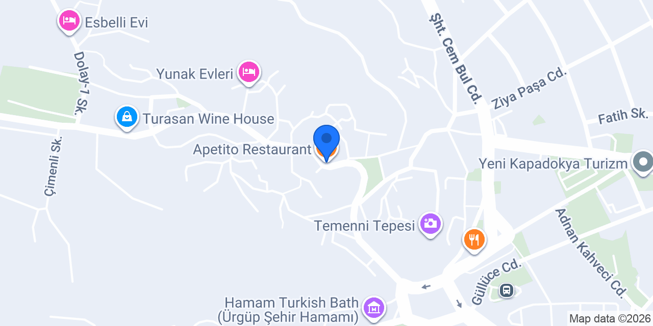 Apetito Restaurant konumu
