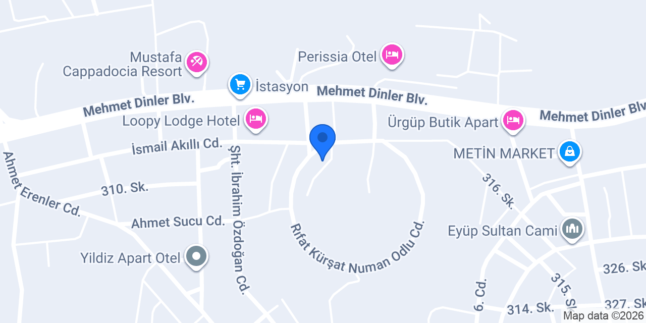 Ürgüp Taksi Barış konumu