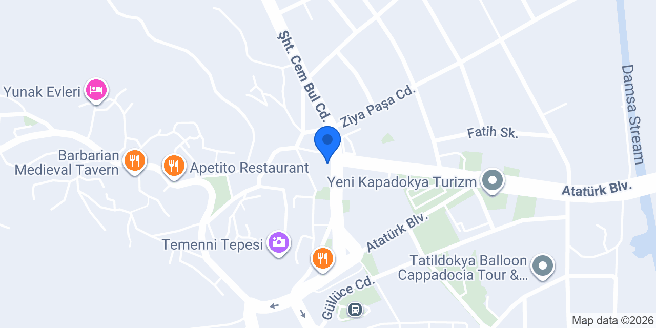 Otantik Çiğköfte konumu