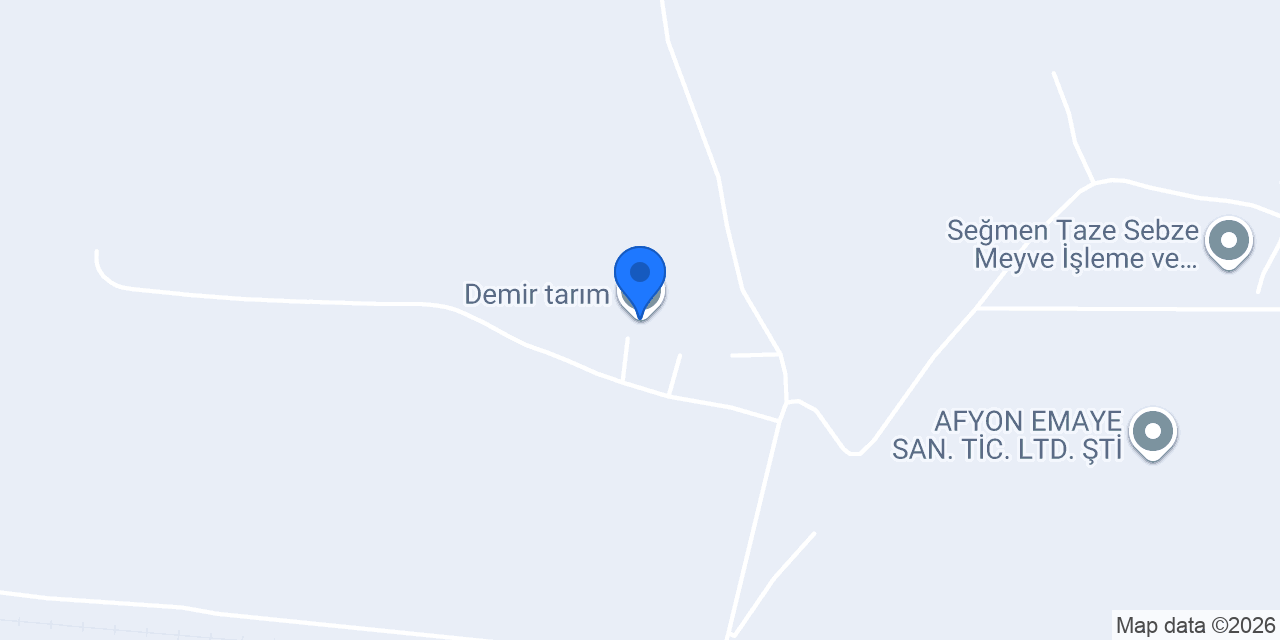 Demir tarım konumu