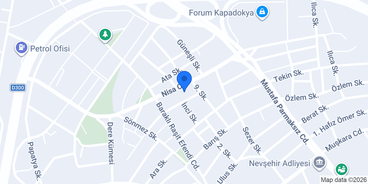 NEVŞEHİR YAPI MARKET konumu