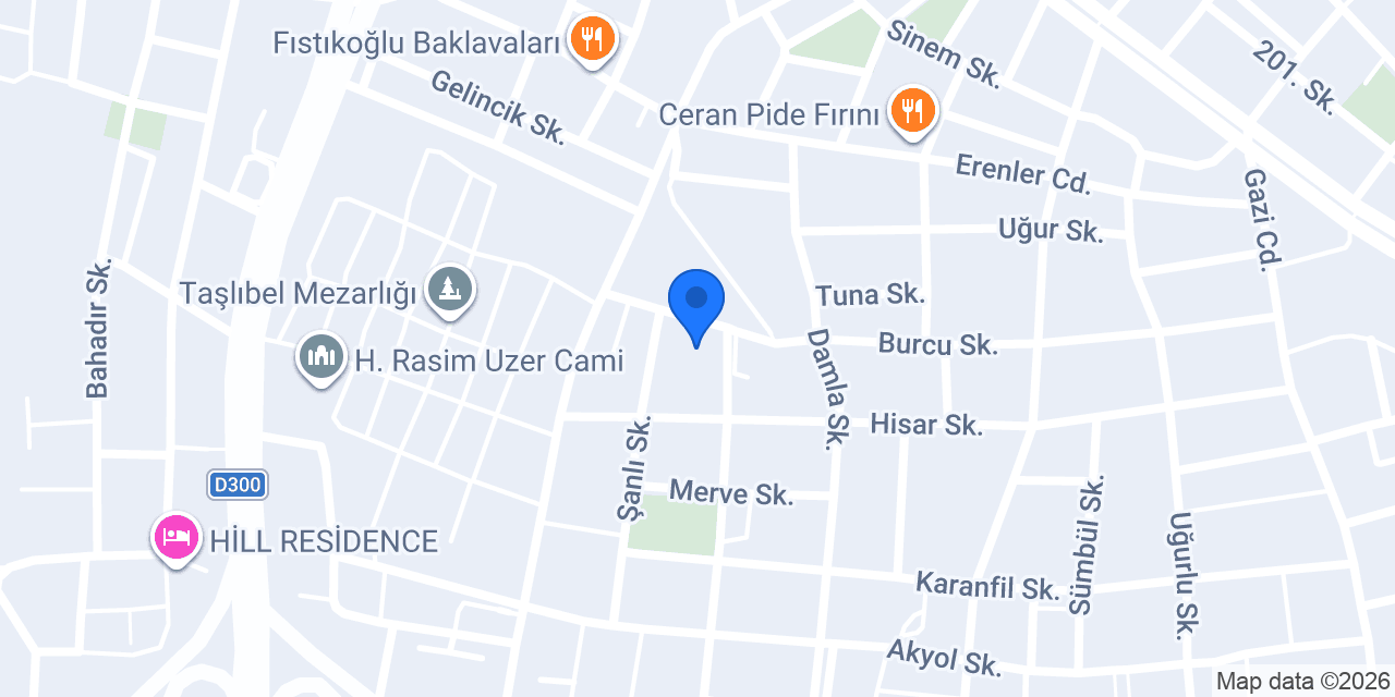 İlknur Kuaför konumu