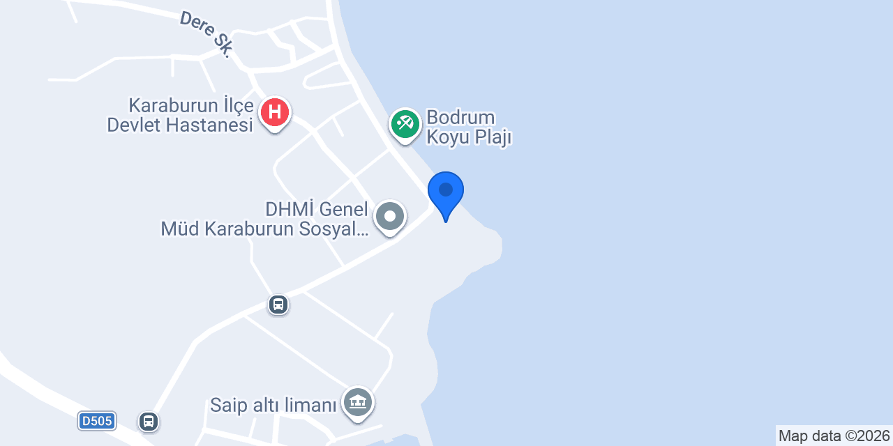 Karaburun DLT Otel - DHMİ konumu