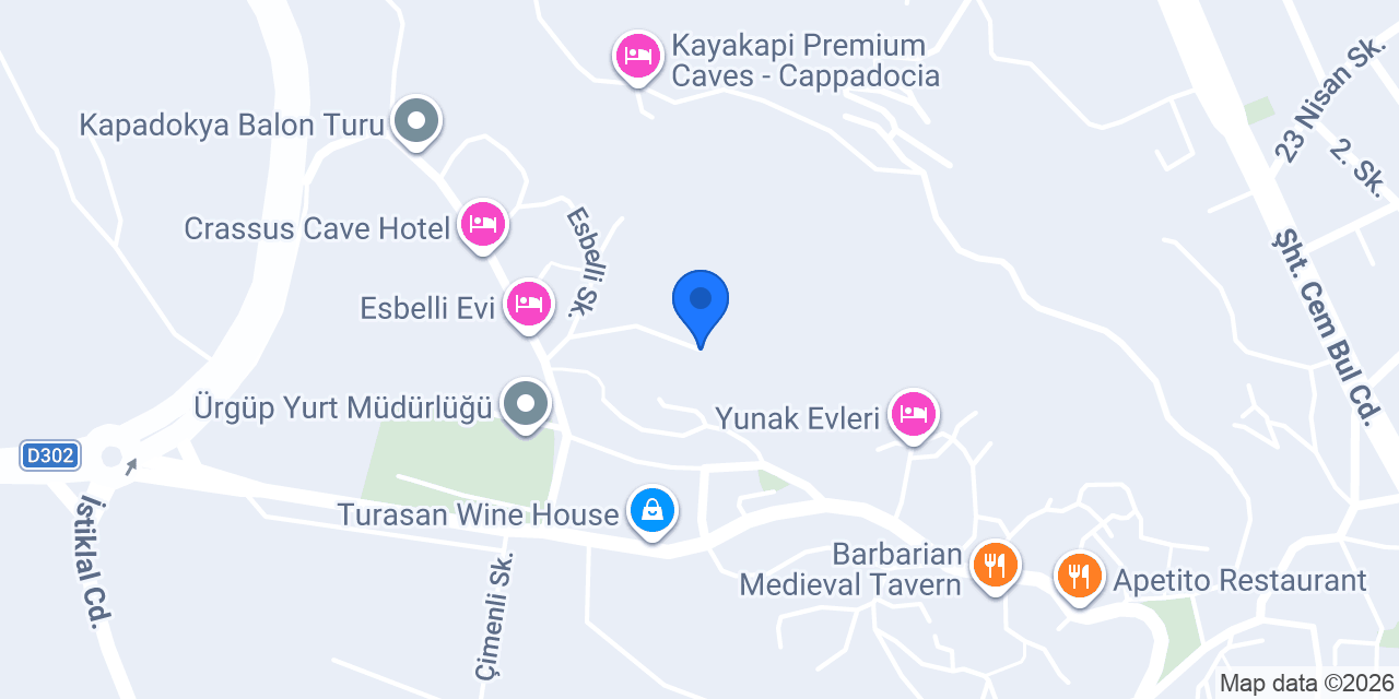 Taru Cave Suites Hotel konumu