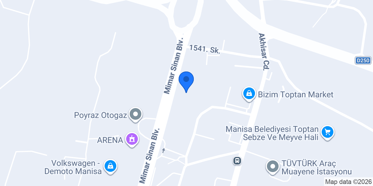 Coordinat Manisa Satış Ofisi konumu