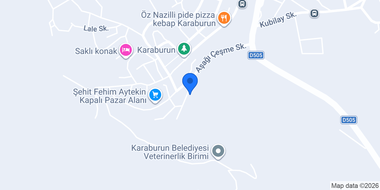 Karaburun Oto Lastik konumu