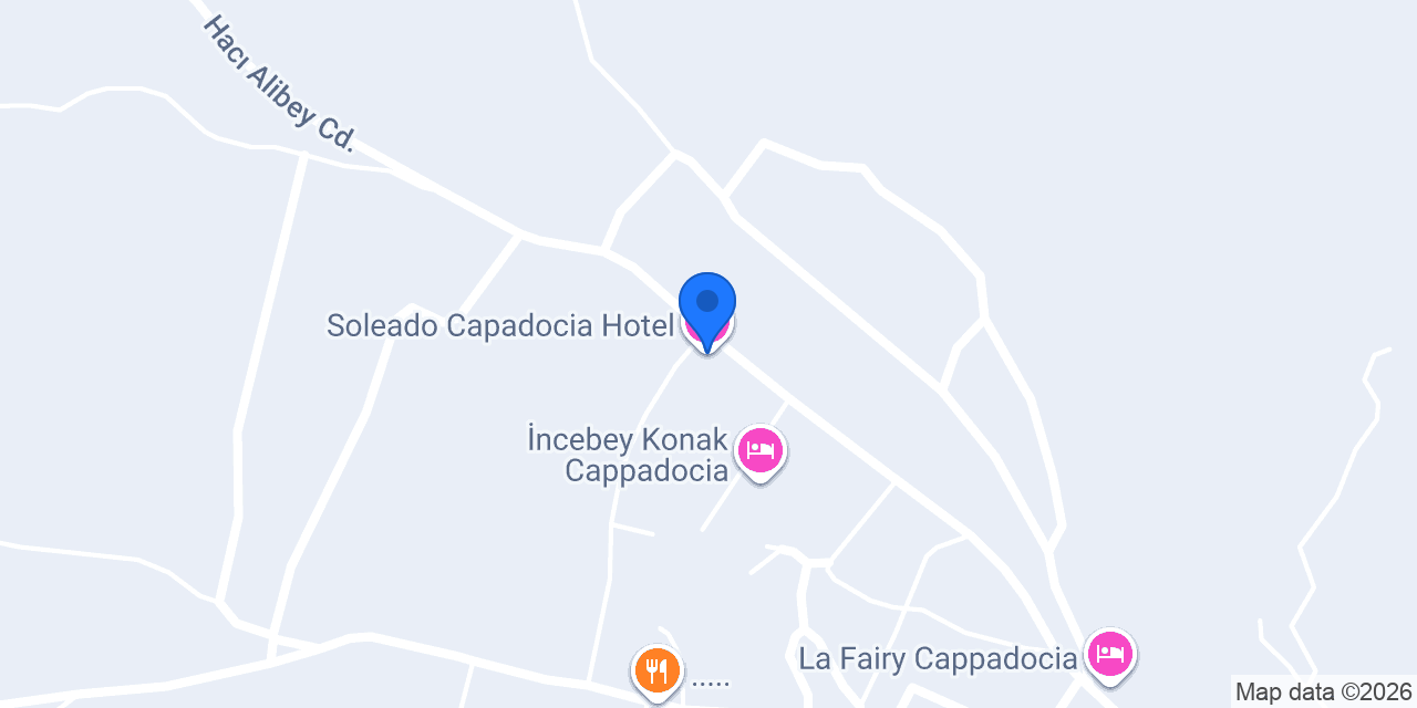 Soleado Capadocia Hotel konumu