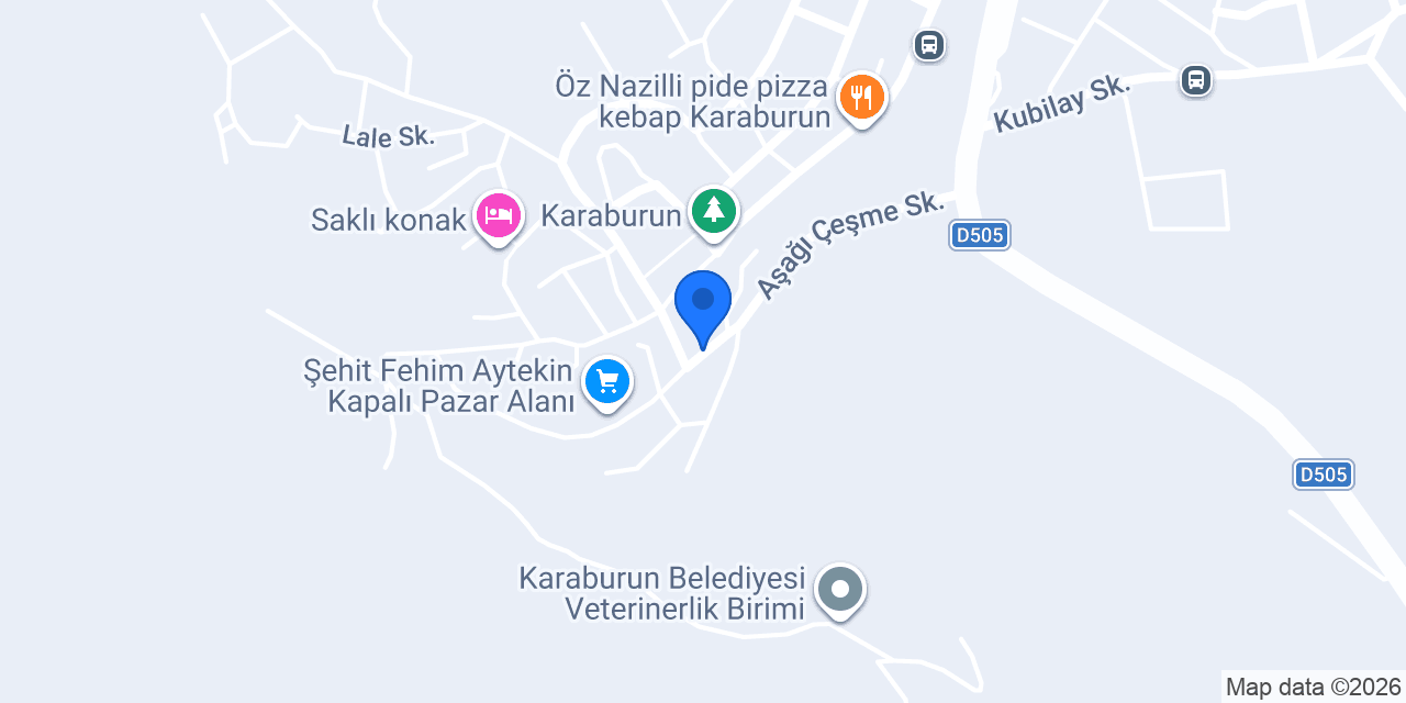 Karaburunbahçe konumu