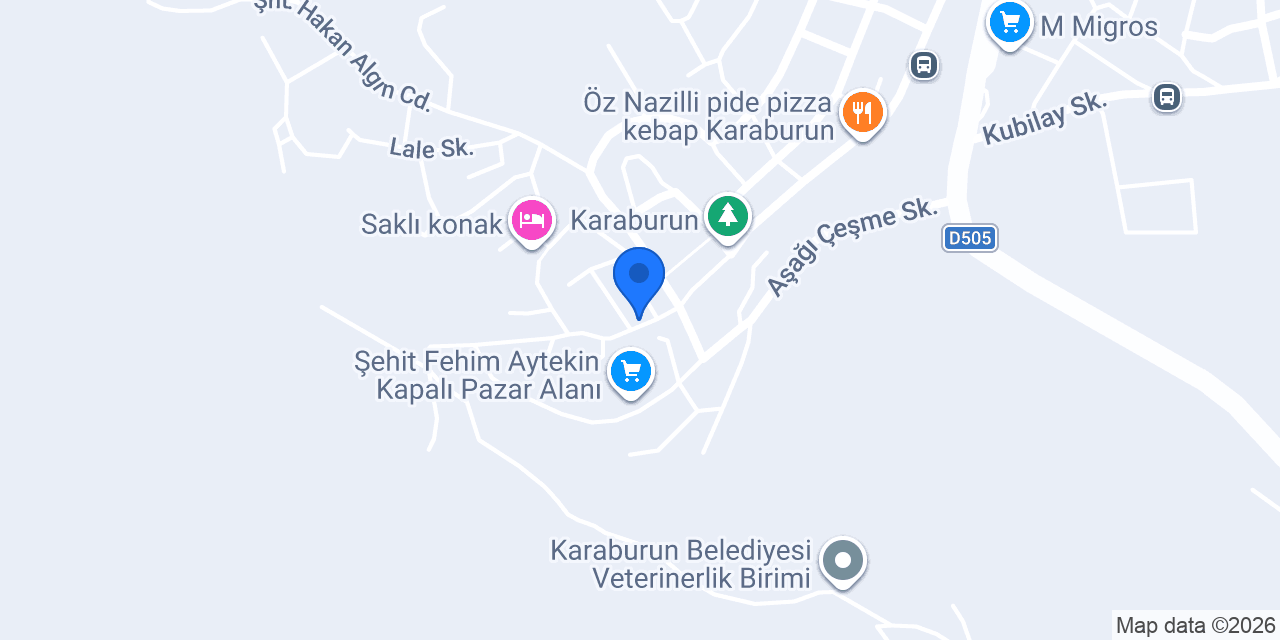 Menentin Çiçekleri konumu