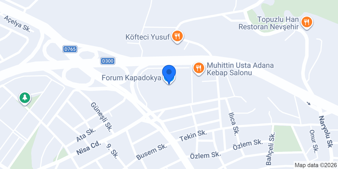 Forum Kapadokya konumu