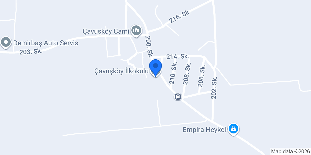 Çavuşköy İlkokulu konumu