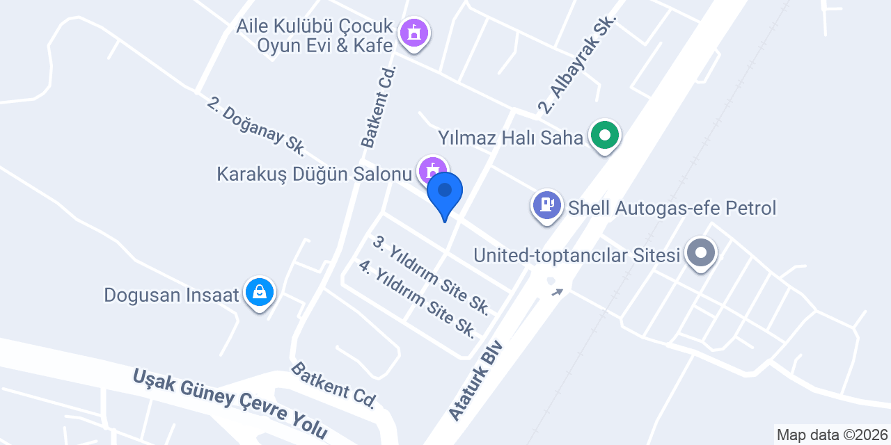Uşak Yankı Mermer LTD. konumu