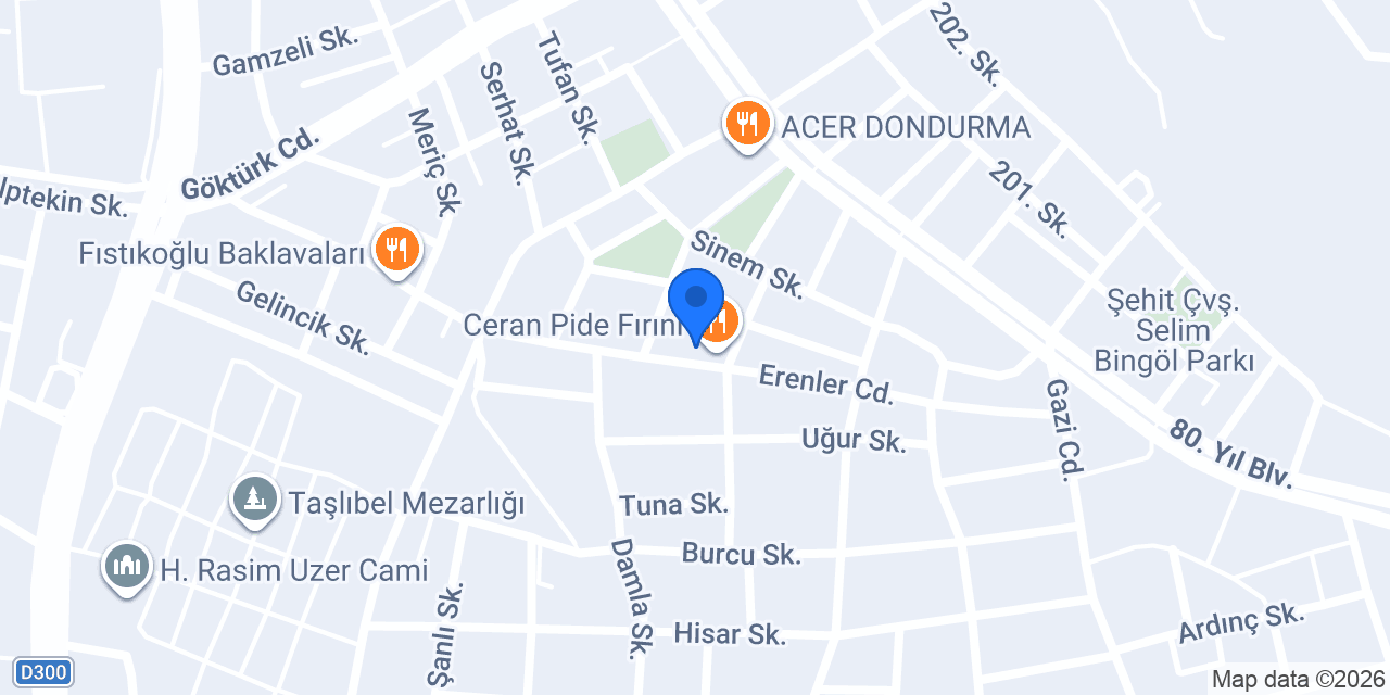 Gülfa Yufka ve Unlu Mamulleri konumu