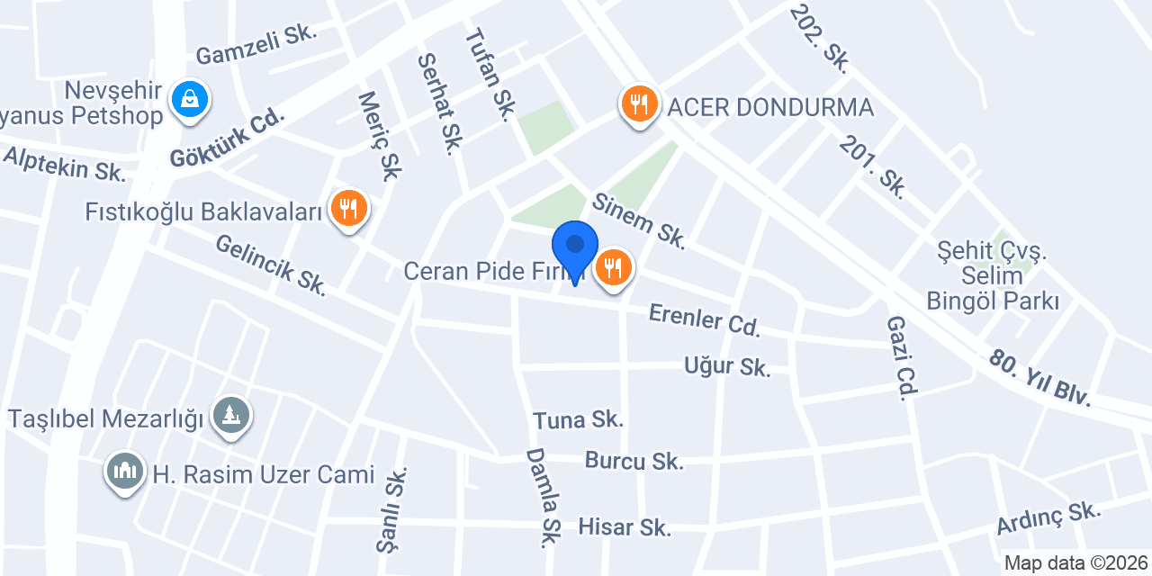 TAŞDİREK AVM konumu
