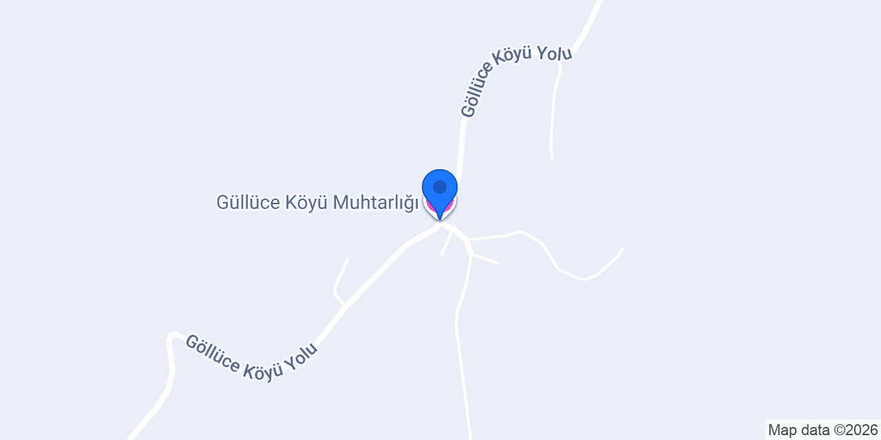 Güllüce Köyü Muhtarlığı konumu